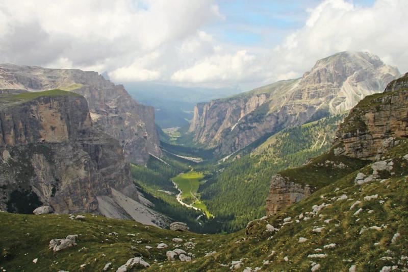 Via alta delle Dolomiti 2 Wandertour KOMPASS